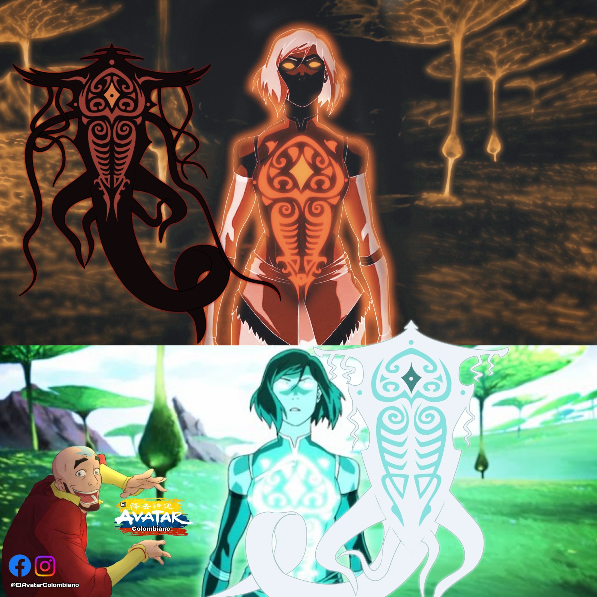 El Avatar Colombiano - En la era de Korra, Vaatu fue vencido y separado ...
