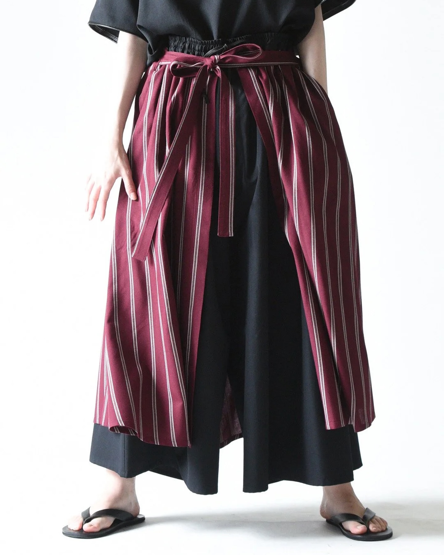 BISHOOL] Layered 袴 Pants... - OVIE STUDIO(オヴィエスタジオ 