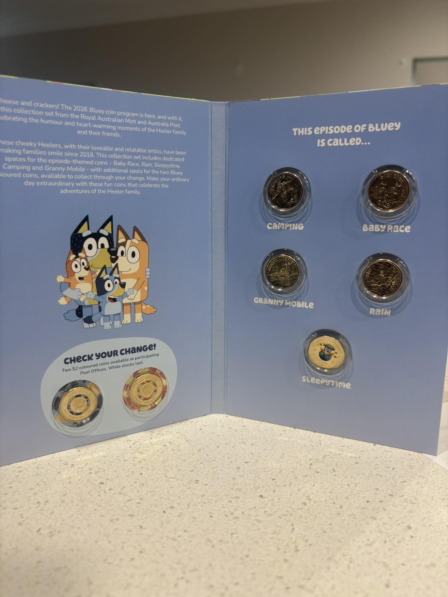 Bluey products available at Aus Post in Australia