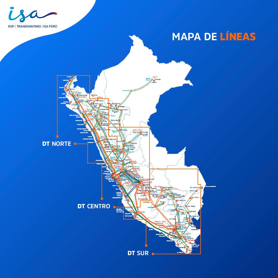 ISA Energía Perú - Recorremos 21 regiones del Perú, gracias a una red ...