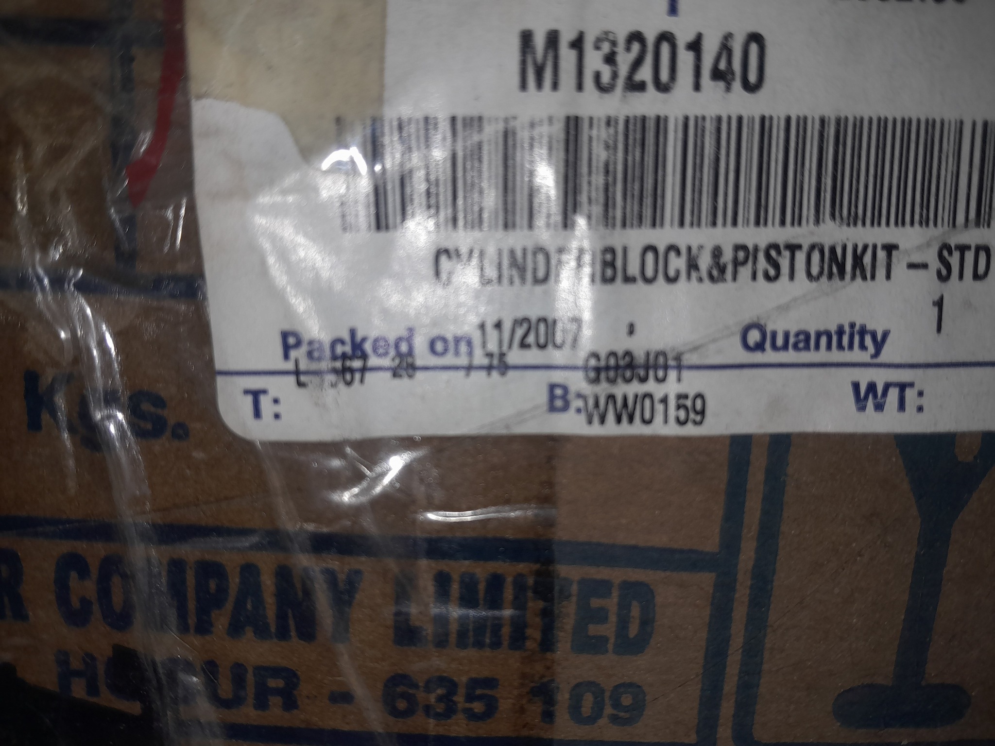SUZUKI FIERO ORIGNAL CYLINDER KIT AVAILABLE @4500 including
