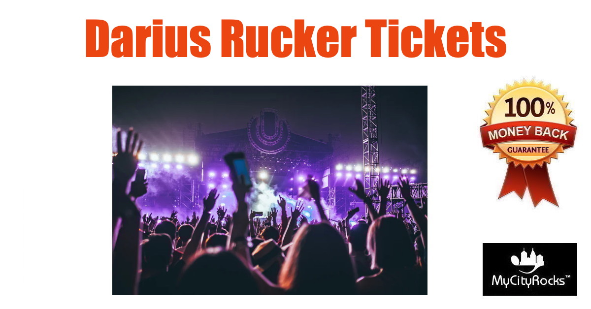 Darius Rucker Tickets Seminole Hard Rock Tampa Event Center FL