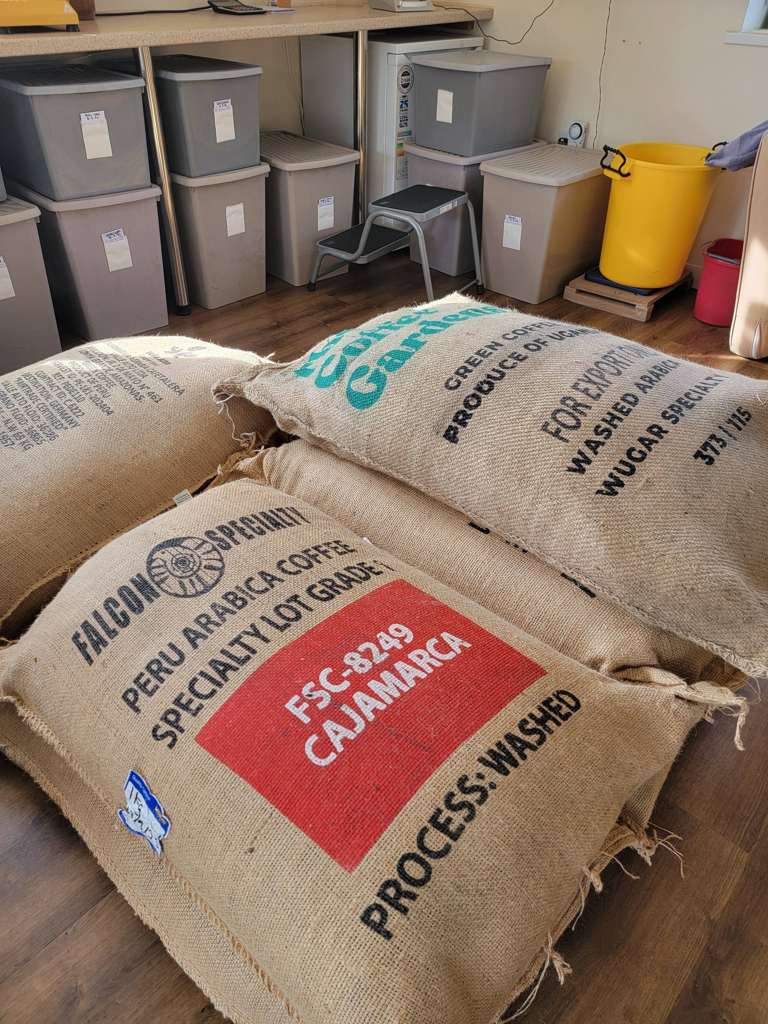 On this glorious day!! 🌞We received our next green coffee