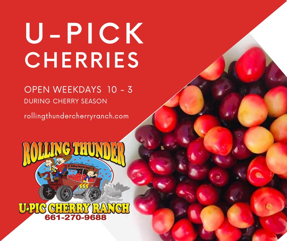 Rolling Thunder U-Pic Cherry Ranch | Leona Valley CA