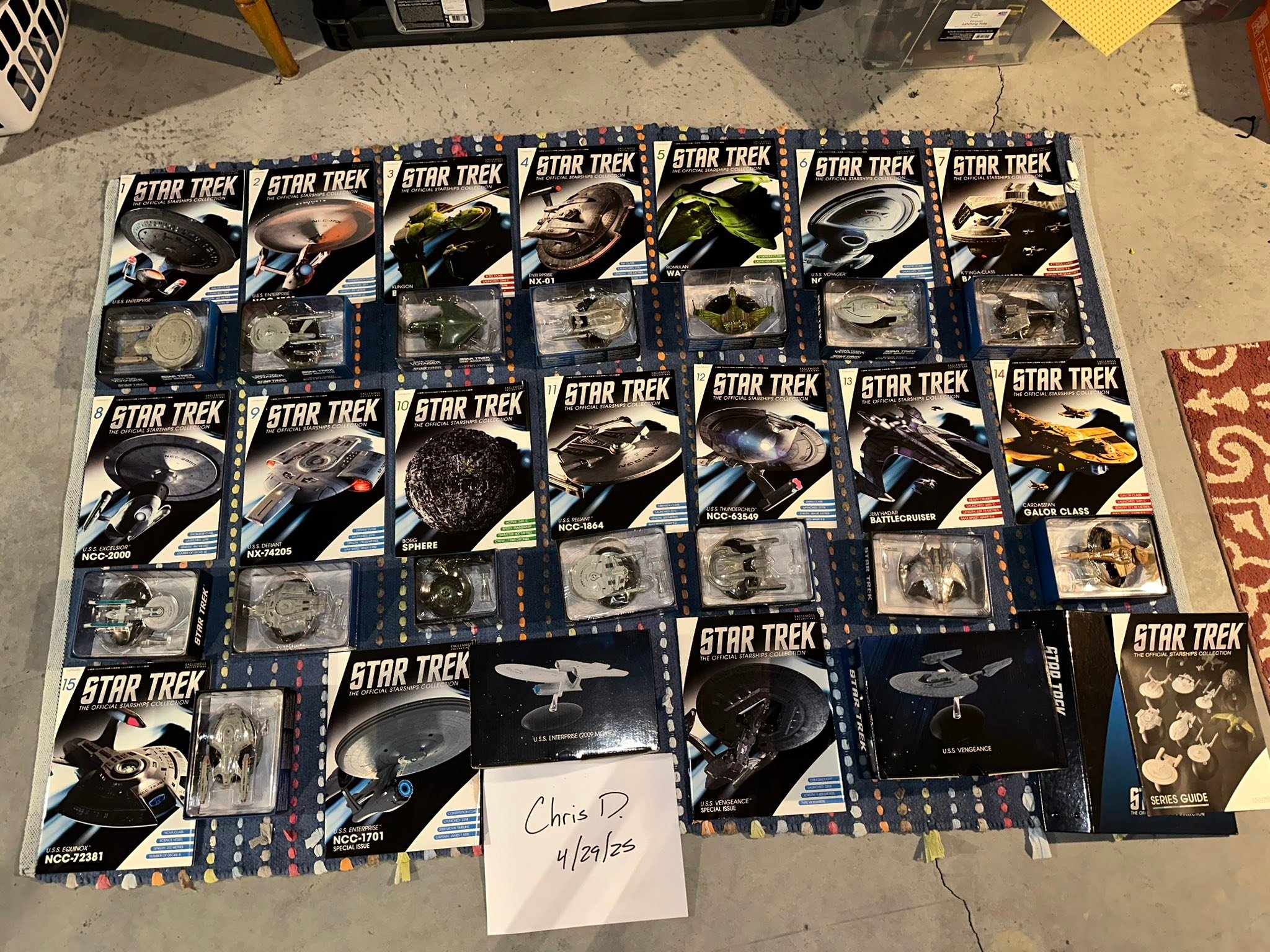 Maquette Star Trek Vahklas – Vaisseau Vulcain – Collection Officielle Eaglemoss – échelle 1/??