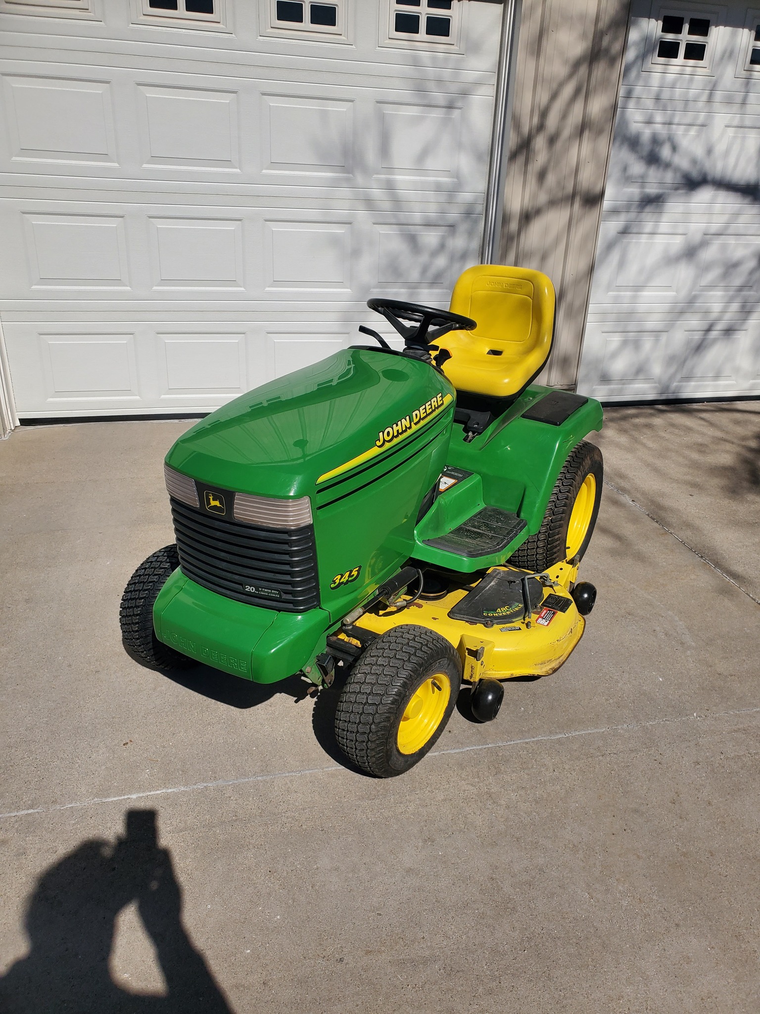 Mike's - Need a Rider? (SOLD) This might be the one. John Deere 345 ...