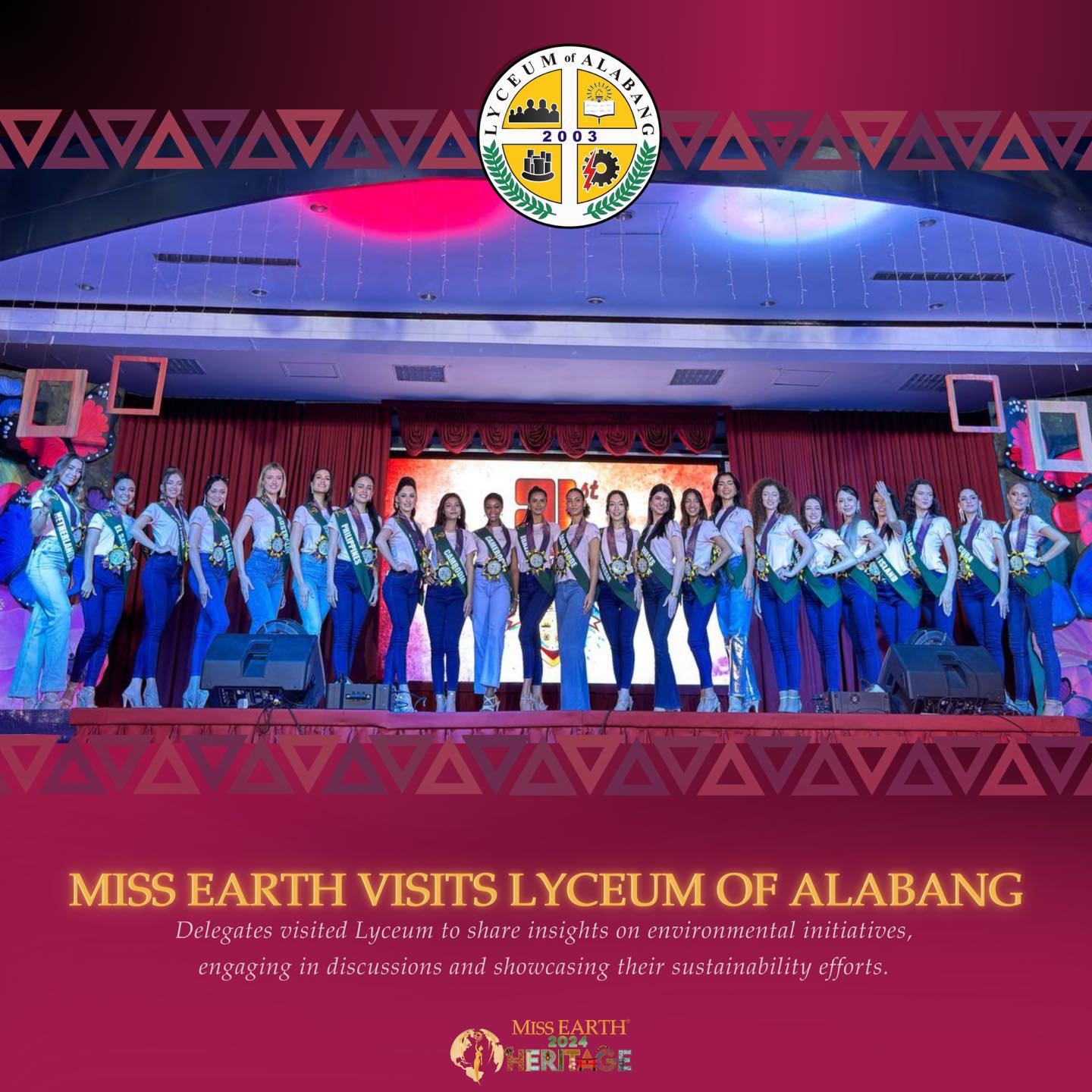 Miss Earth - 🌿 We were honored to welcome delegates at... | Facebook