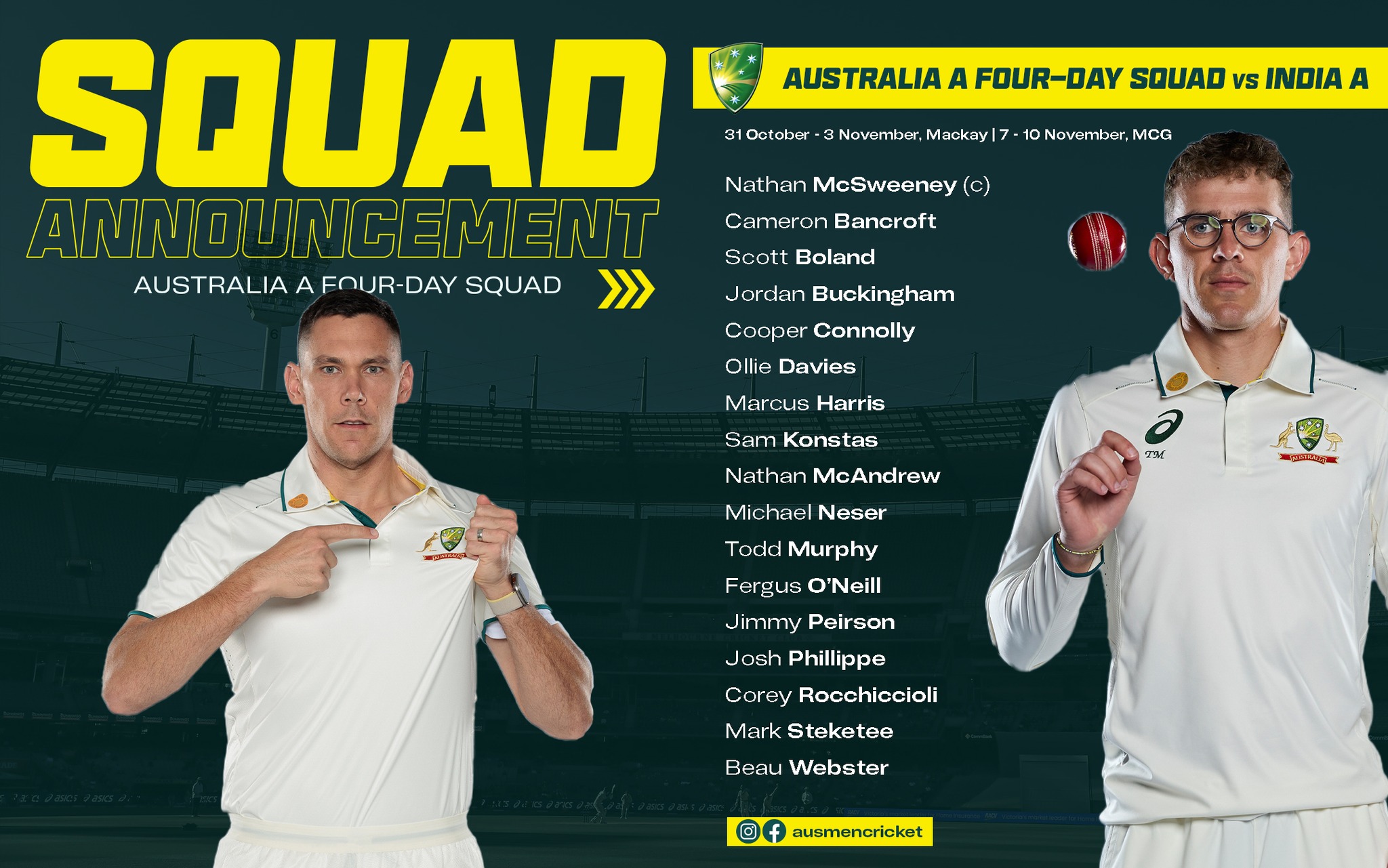 Introducing our Australia A four-day... - Cricket Australia