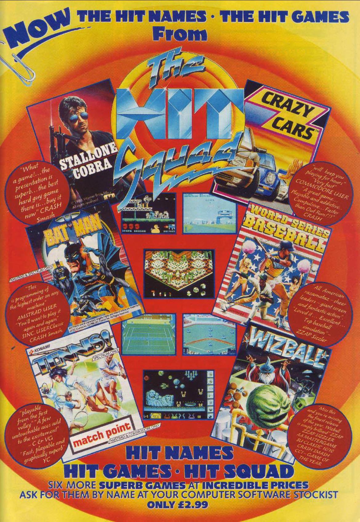 Renegade – The Hit Squad (1987 – ZX Spectrum, C64, Amstrad