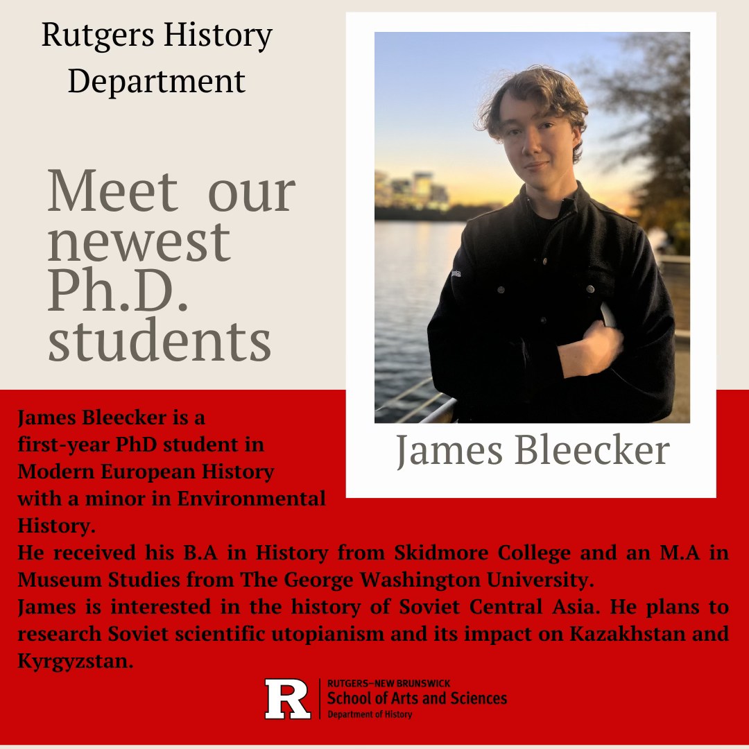 Rutgers - The Rutgers History Department is delighted to introduce our ...