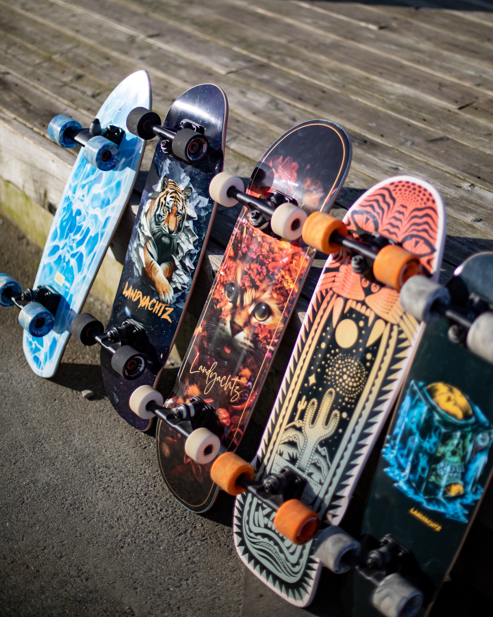Landyachtz 2026 skateboard lineup with new graphics and models