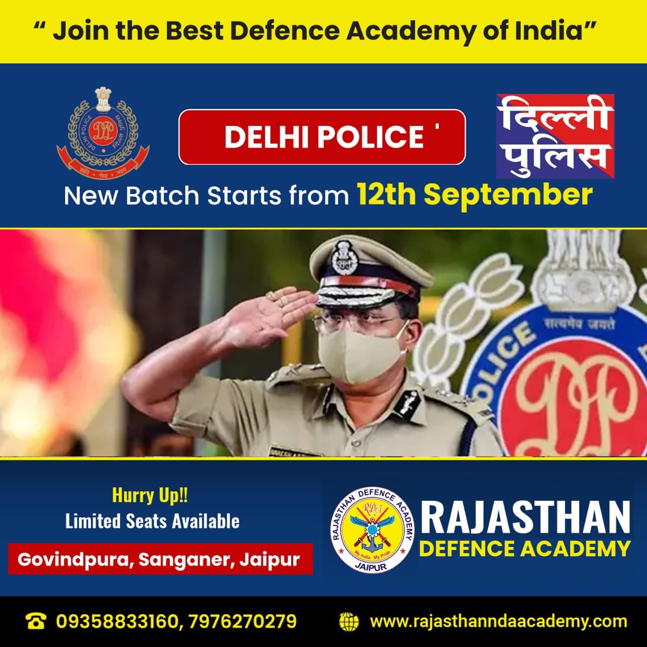 Rajasthan Defence Academy - Get the latest jobs and notifications on ...