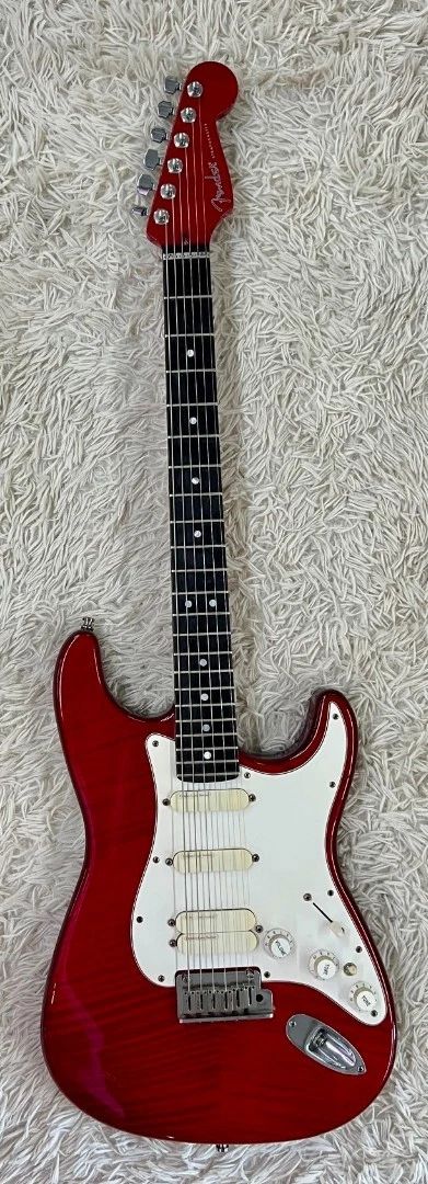 Rare 1987 Fender Custom Shop Stratocaster Guitar with Unique Features