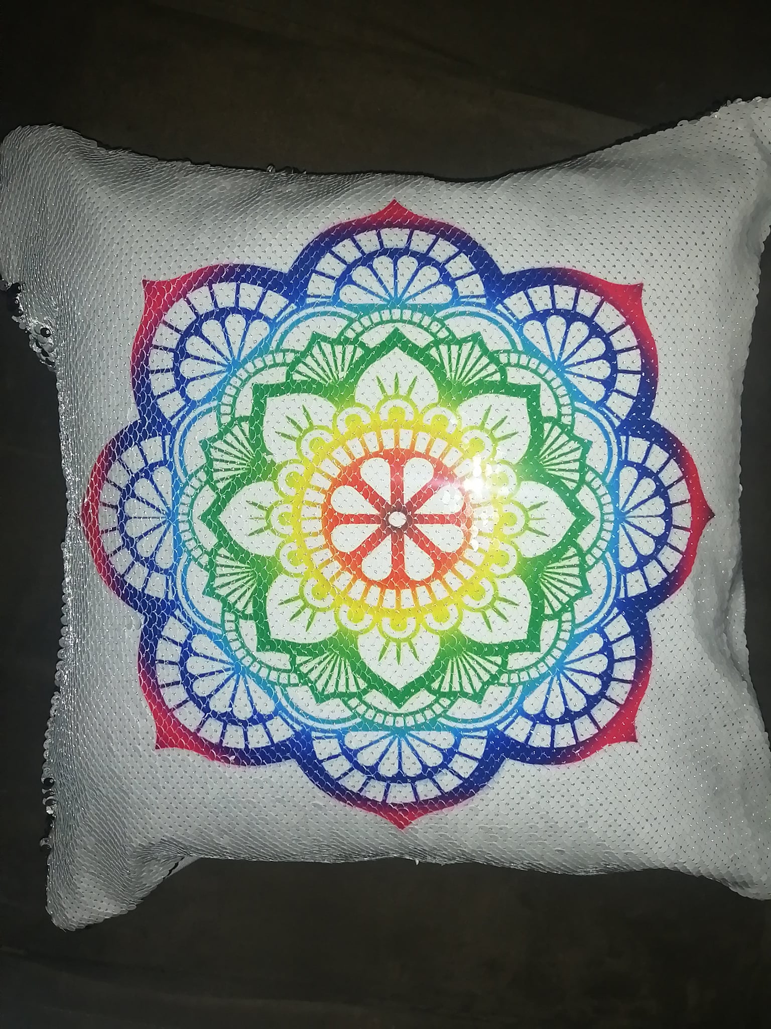 Picmecreations - Custom Sequin Scatter Cushion now... | Facebook