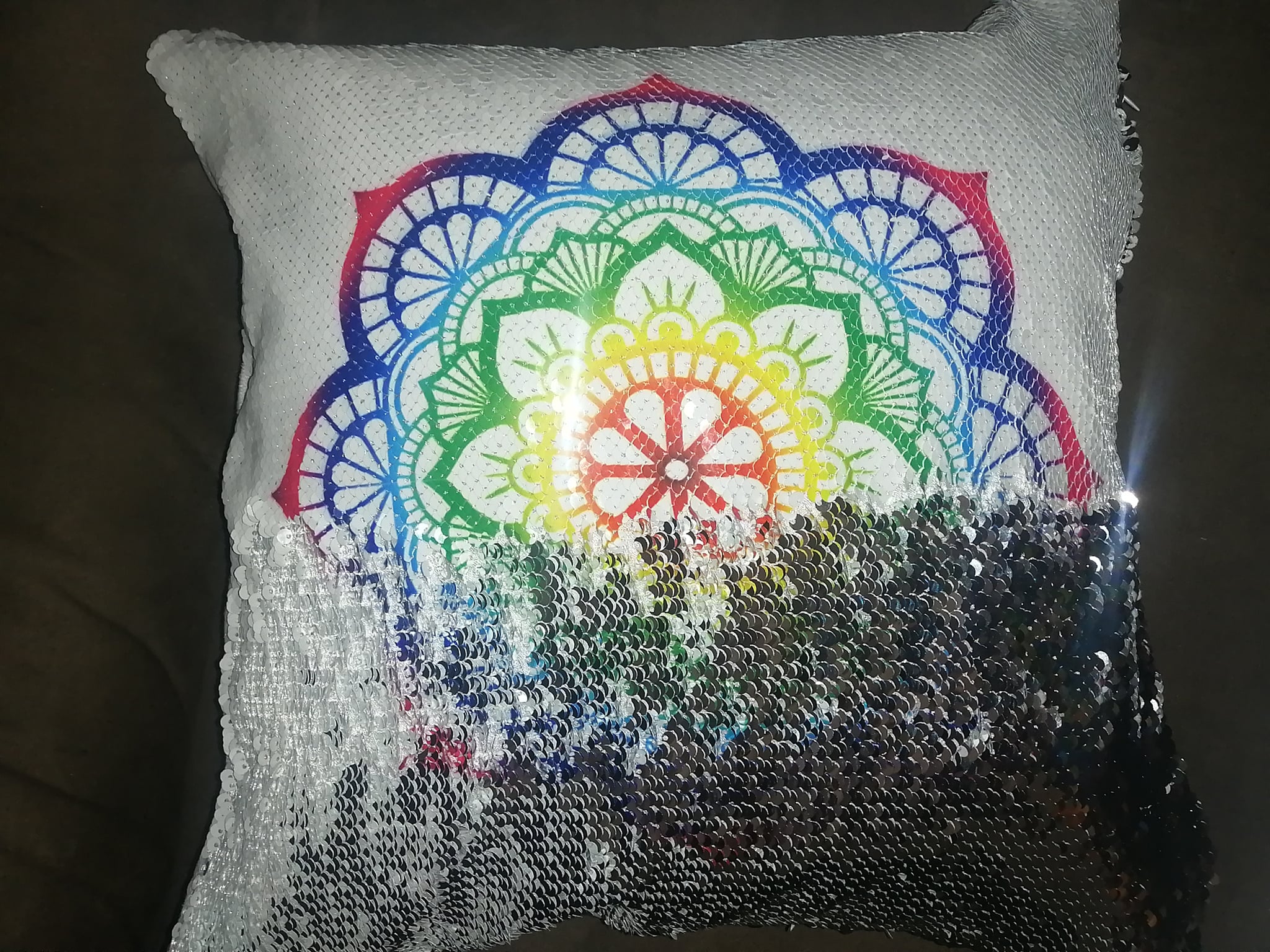 Picmecreations - Custom Sequin Scatter Cushion now... | Facebook