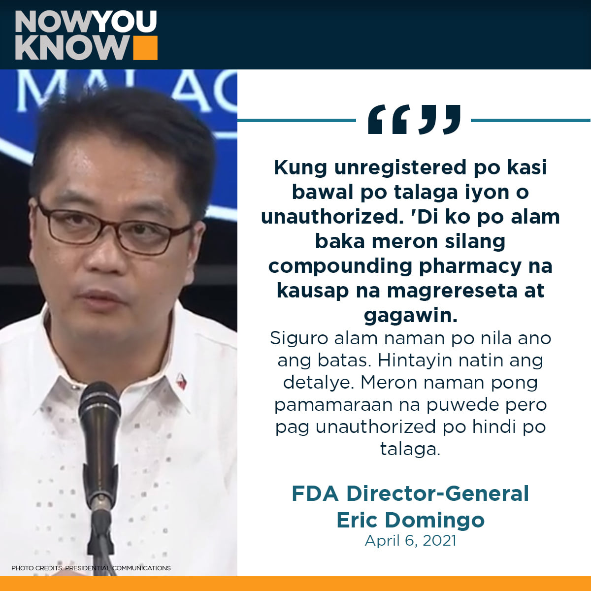 Now You Know - The Food and Drug Administration said... | Facebook