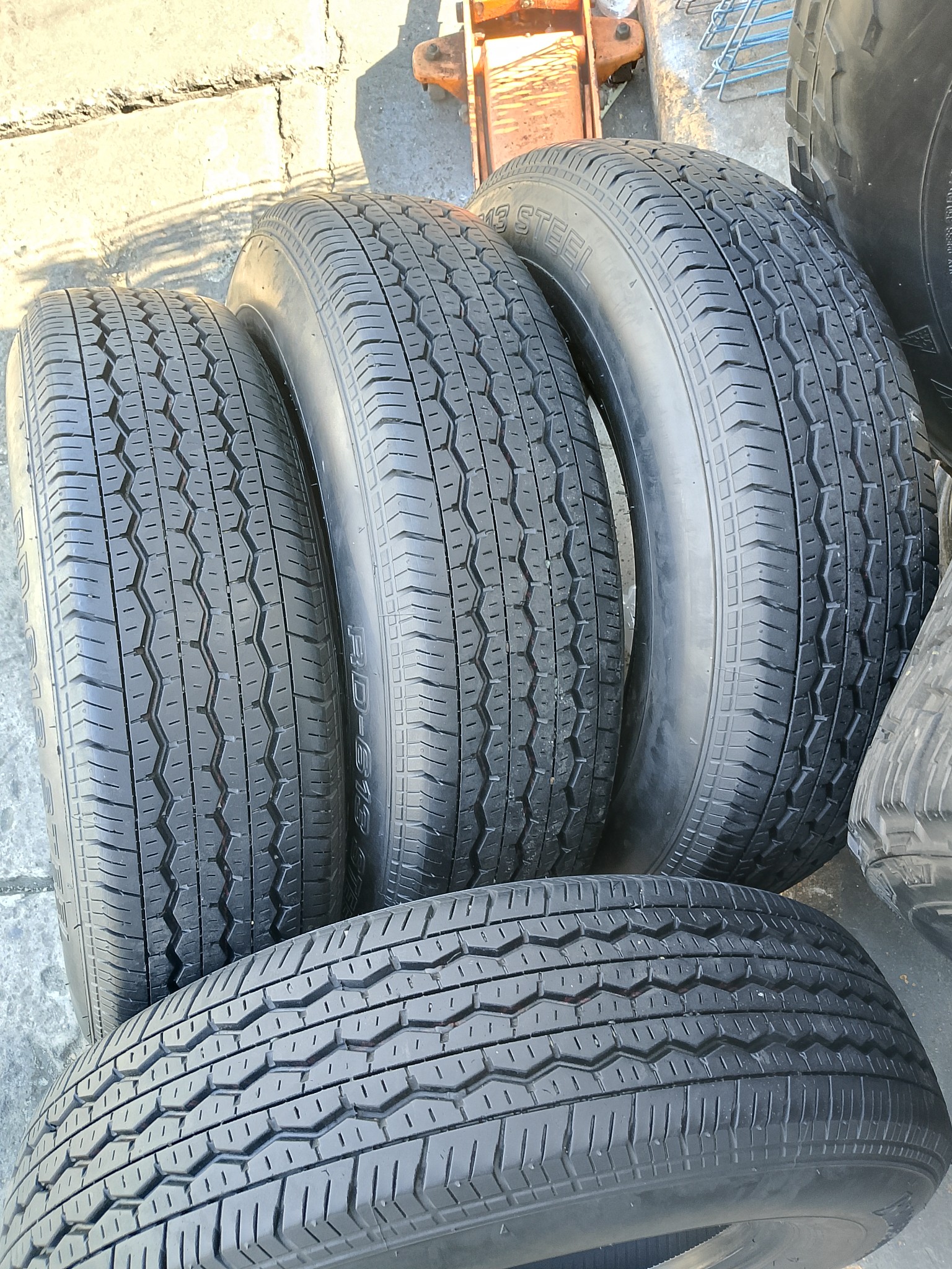 Bridgestone RD-613 steel tires for sale