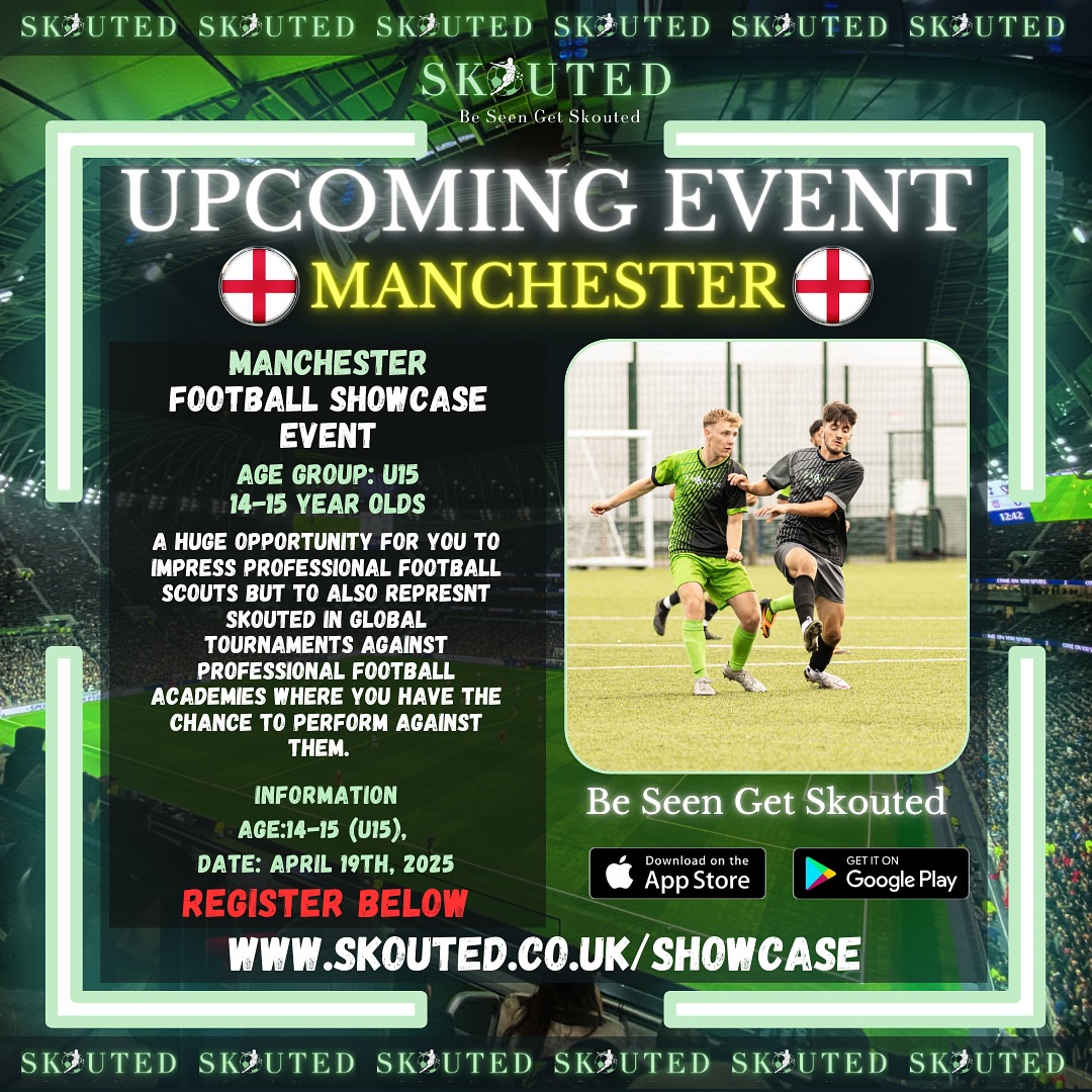 SkoutedFootball - 🚨 SKOUTED FOOTBALL SHOWCASE – MANCHESTER! 🚨 📍 ...