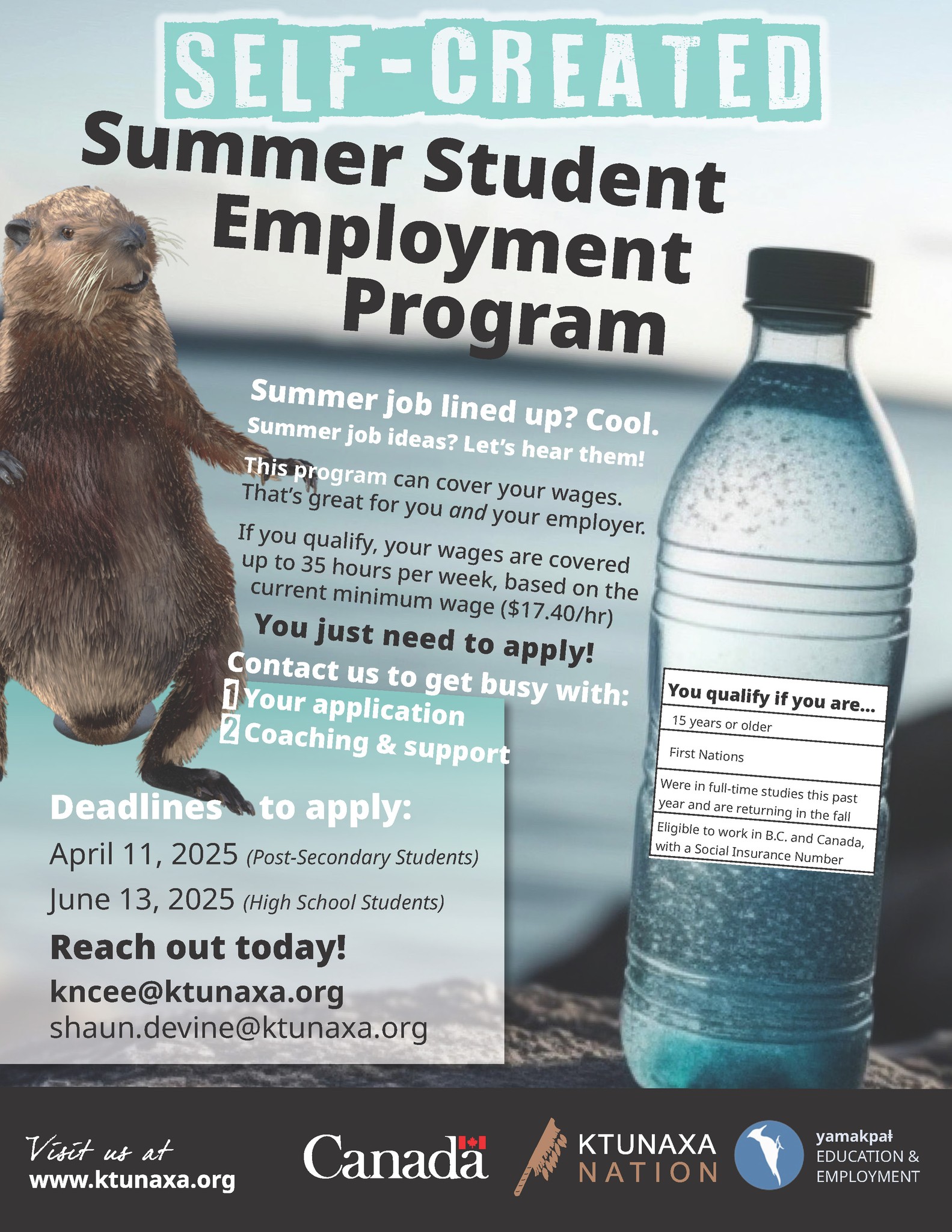 🌞📢 Attention... - Ktunaxa Nation Education & Employment | Facebook