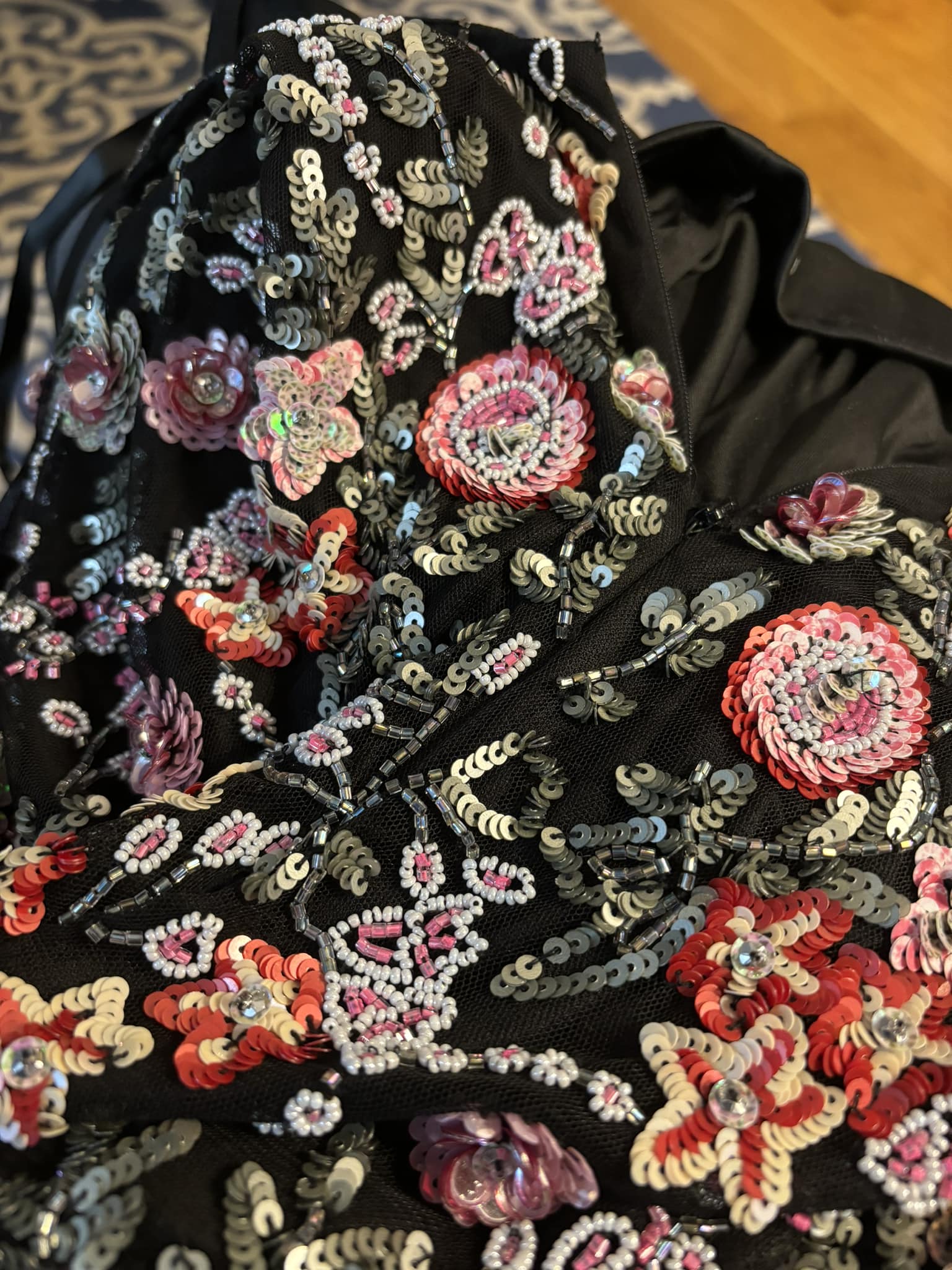 cotton dress material for ladies Technicolor Handwoven Prada bow-detail Pleated Mini NPU-Drei-202617 Size:L - With Long Sleeves