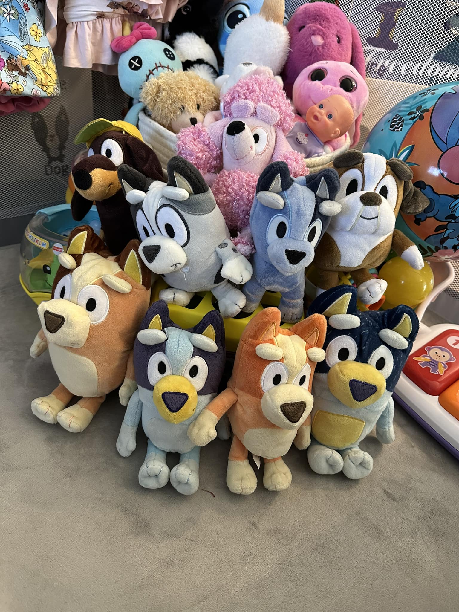 Adult Bluey Fans | So my husband discovered these Bluey stuffies at ...