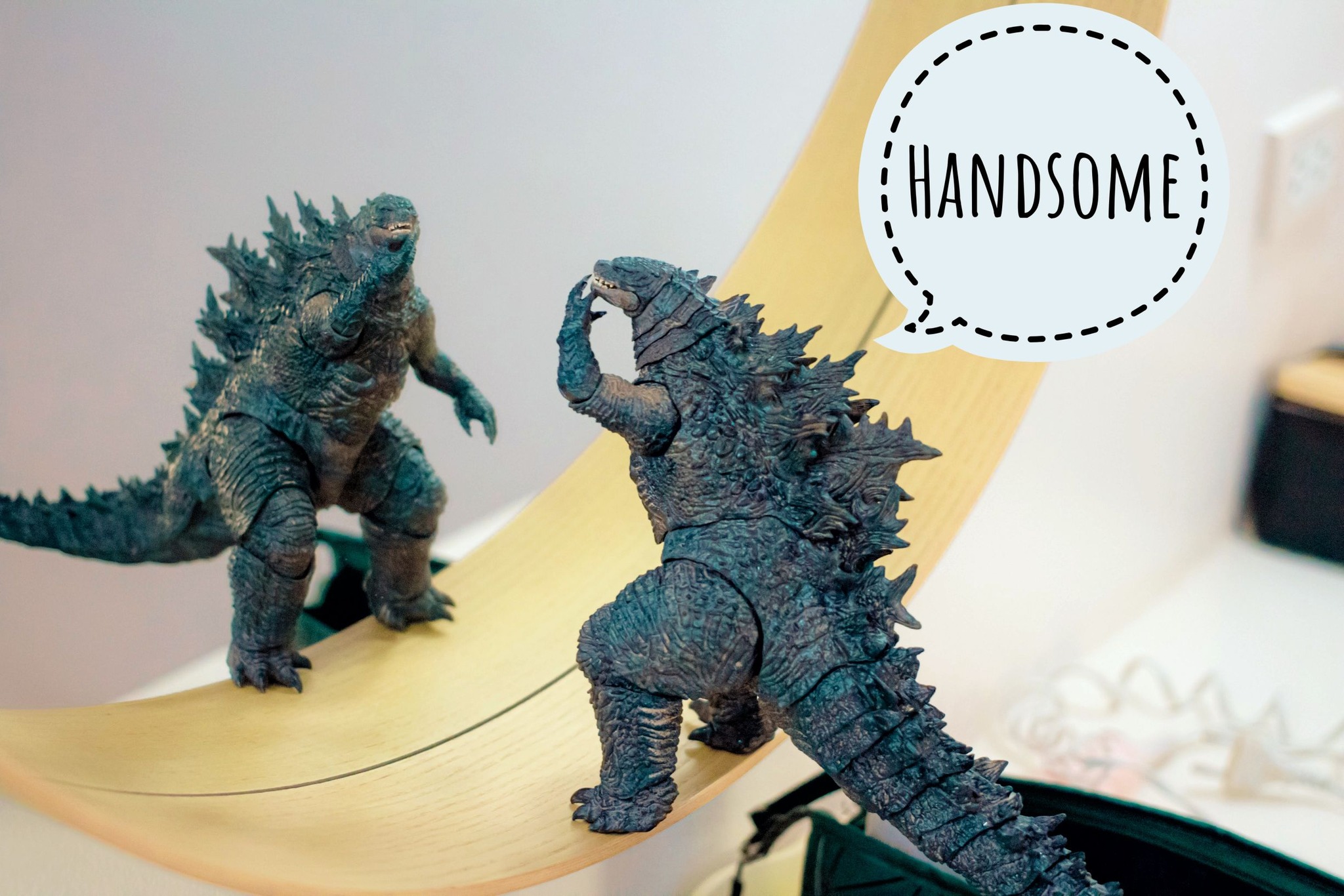 Hiya toys Godzilla 2019 withstands chlorine pool test