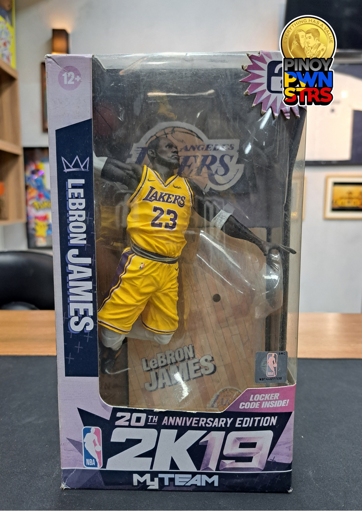 McFarlane Toys NBA 2K19 20th Anniversary Edition LeBron James (LA