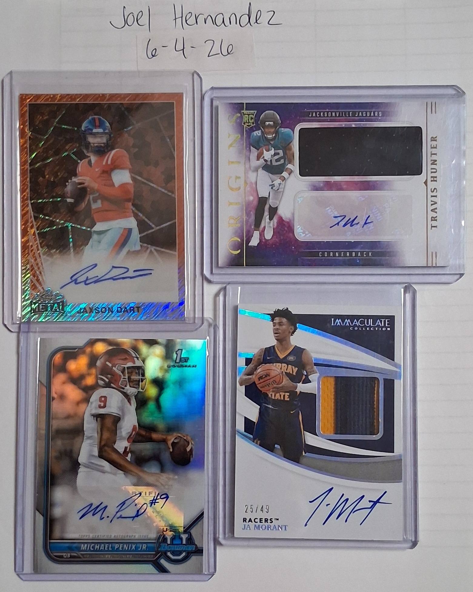 Hey guys. Posting a few autos for sale. Can provide better pics if 