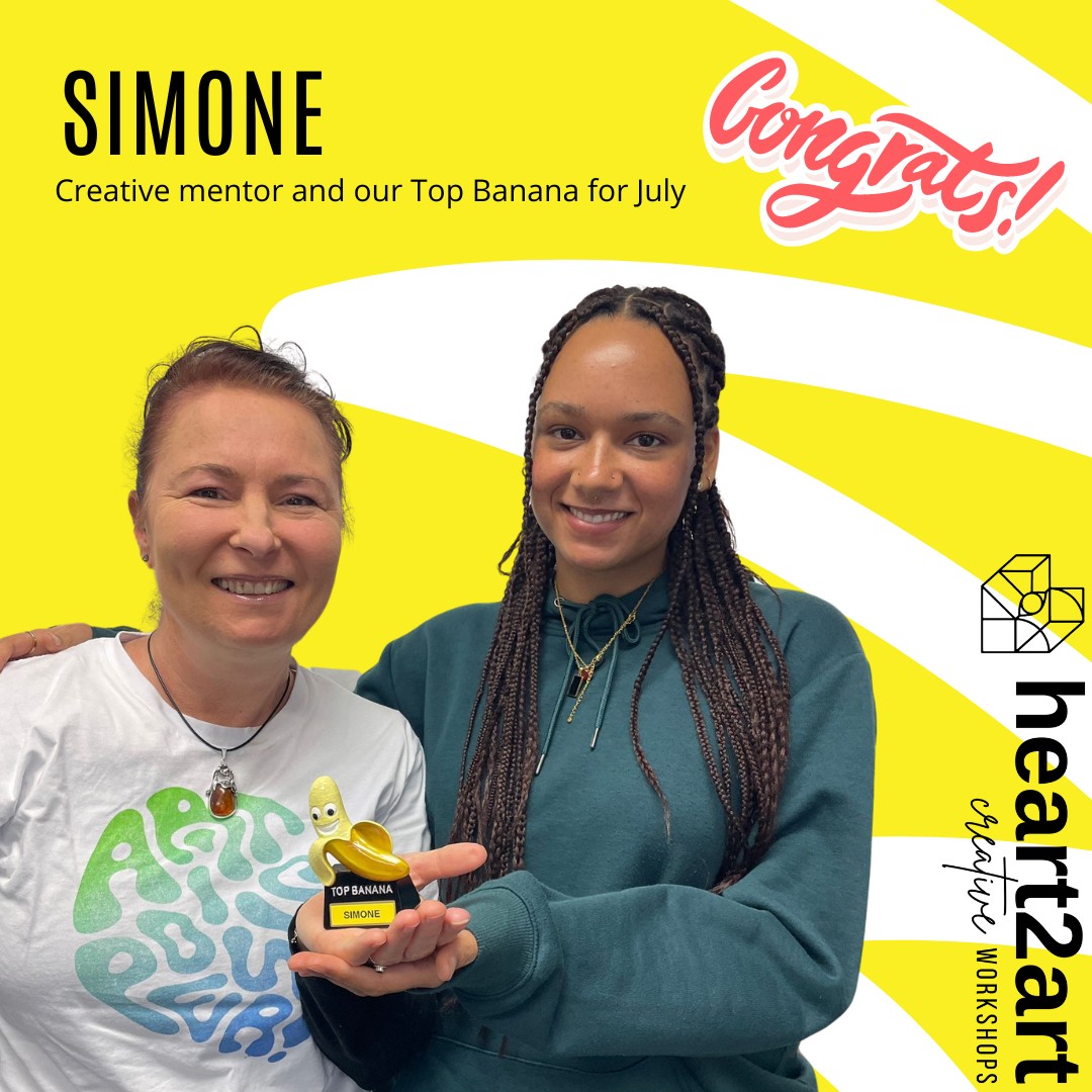 🍌 Congratulations Simone!! Simone... - Heart2art workshops | Facebook