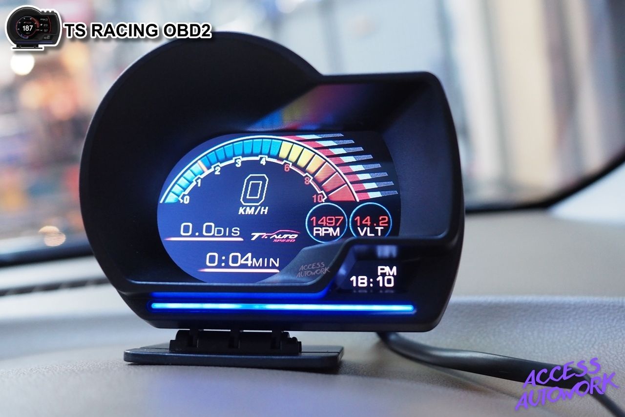 สมาร์ทเกจ TS-Racing OBD2 V2. รุ่นใหม่ ไวขึ้น สมูทขึ้น > ติดตั้งในกระบะ ...