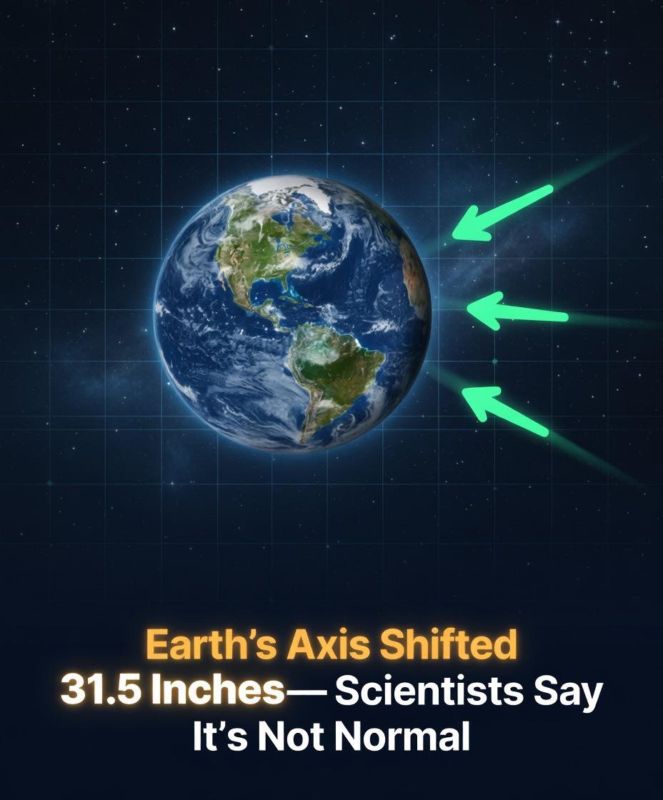 Scientists have confirmed that Earth's rotational axis shifted by