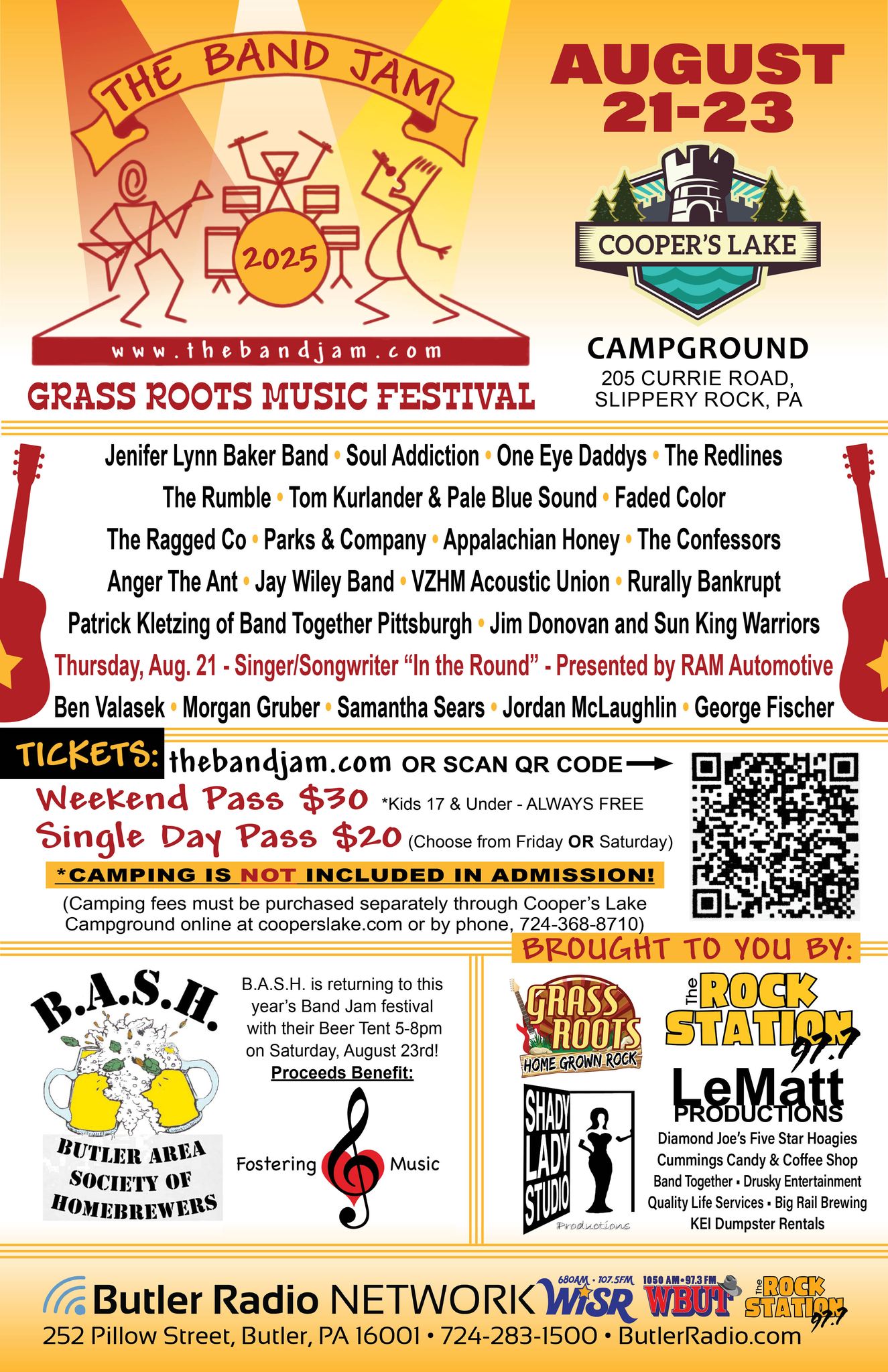 The Band Jam Grass Roots Music Festival 2025