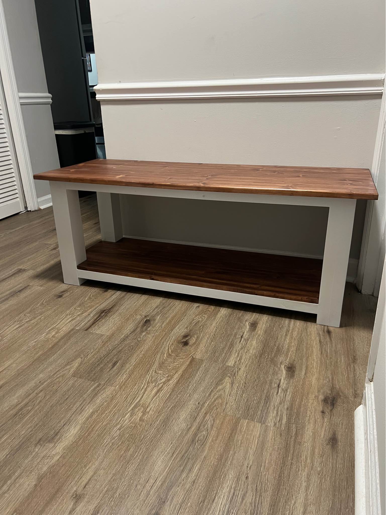 Handcrafted 2 Tier Bench - Benches - Mableton, Georgia | Facebook ...