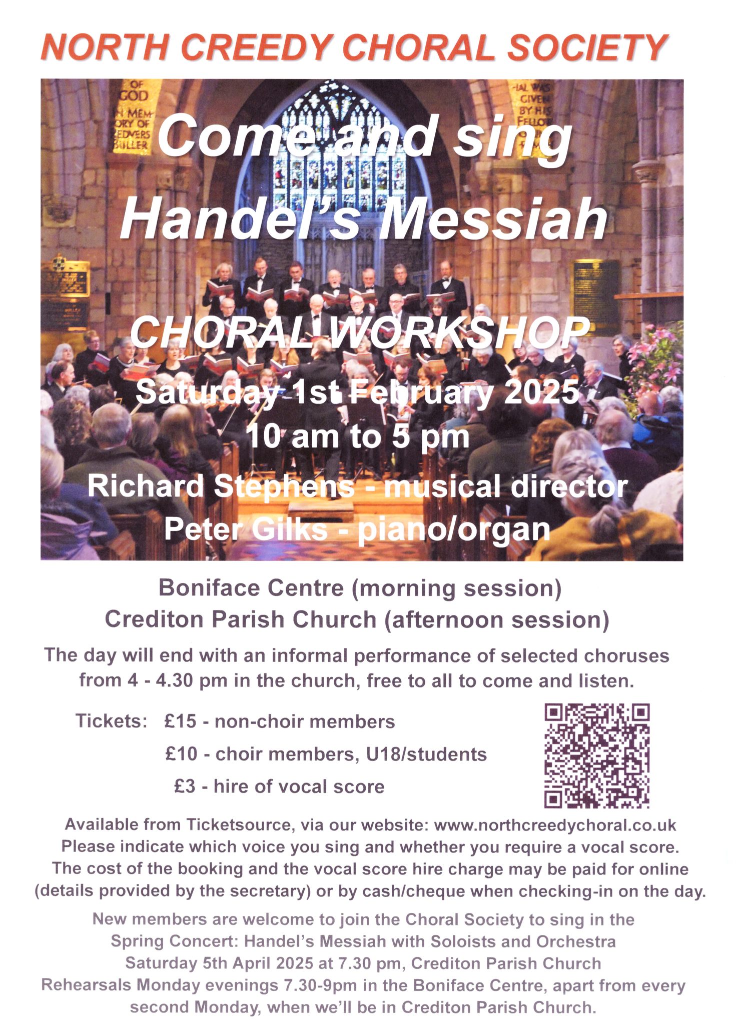 North Creedy Choral Society | Only two weeks to go to the Messiah ...