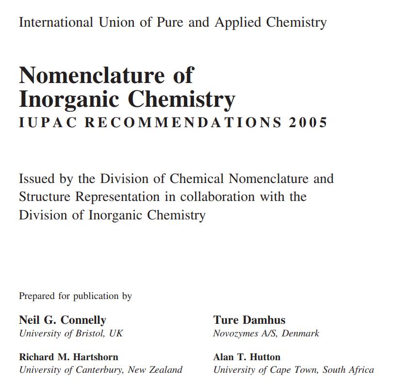 Nghiện Hóa học - [IUPAC REDBOOK] Cùng hội với nhóm 