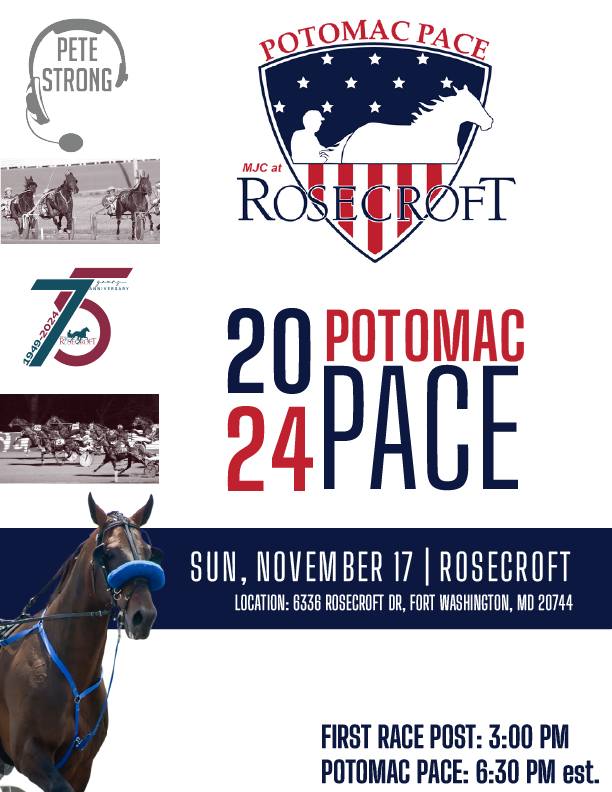 Maryland - 🥳🤩Just 1 week away from Rosecroft Raceway's 2024 Potomac ...