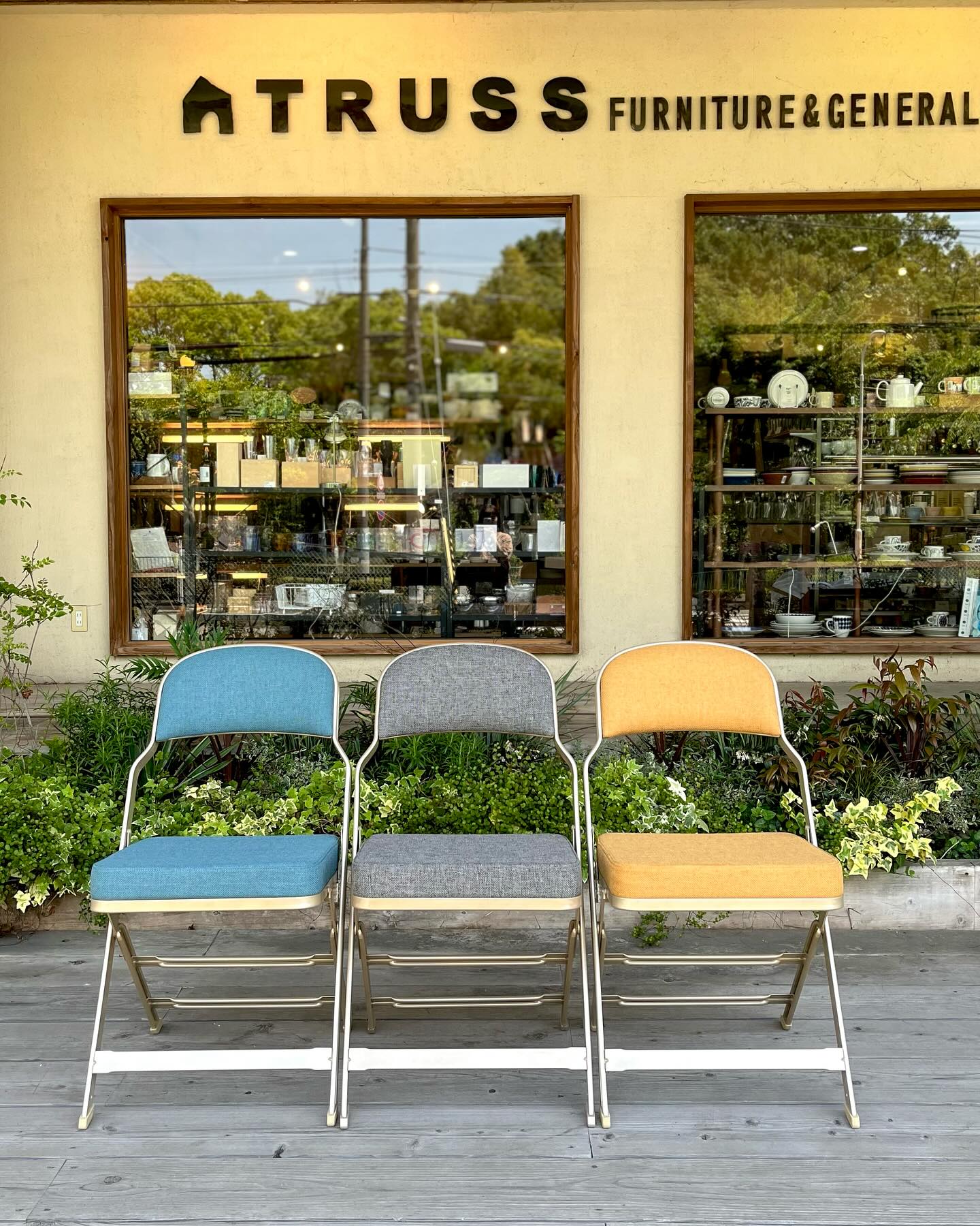 CLARIN/Full Cushion Folding Chair】 アメリカCLARIN(クラリン)社の