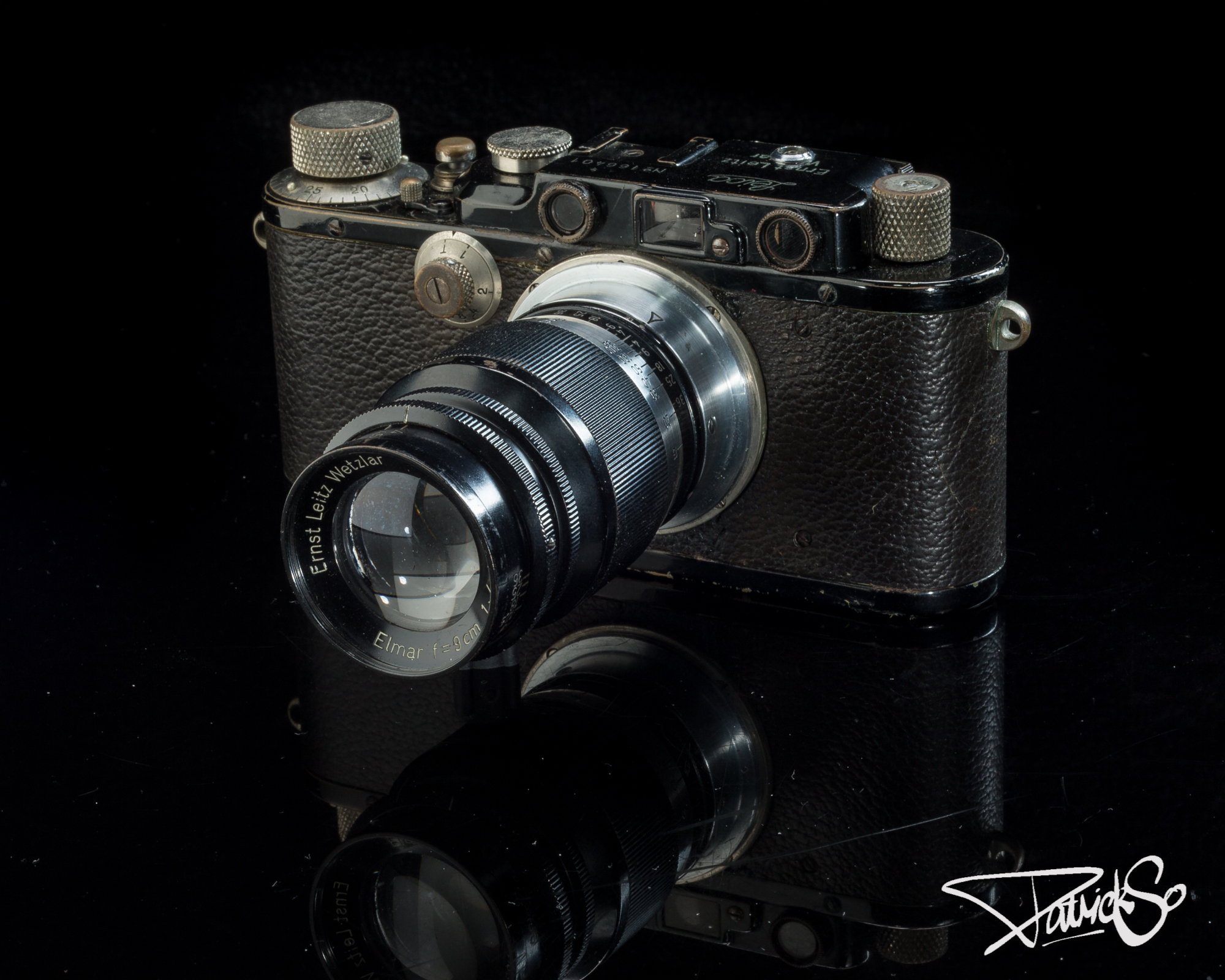 1932 Leica Leitz DII black paint camera treasure