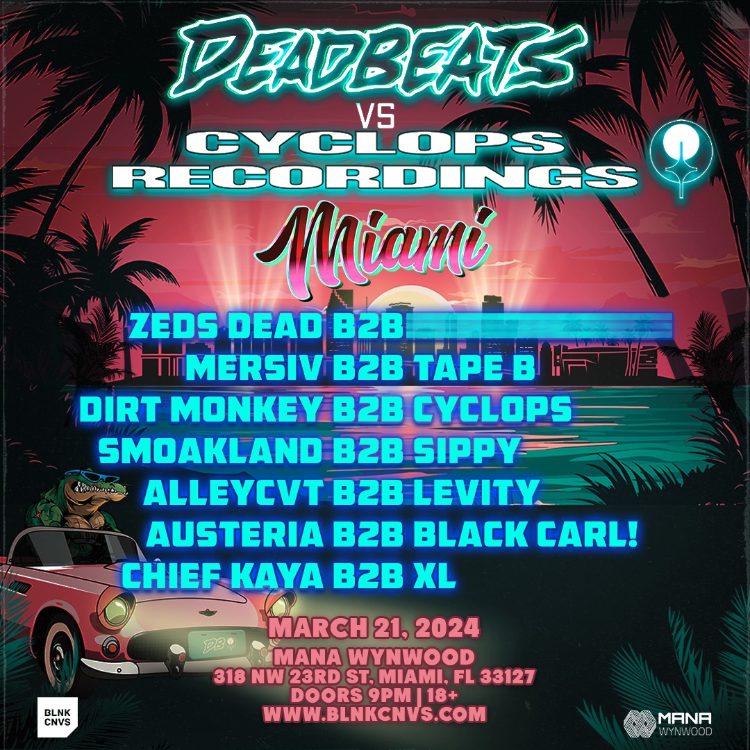 MIAMI! WE'RE BACK. CELEBRATING 10 YEARS OF DEADBEATS AT MMW ☠️
