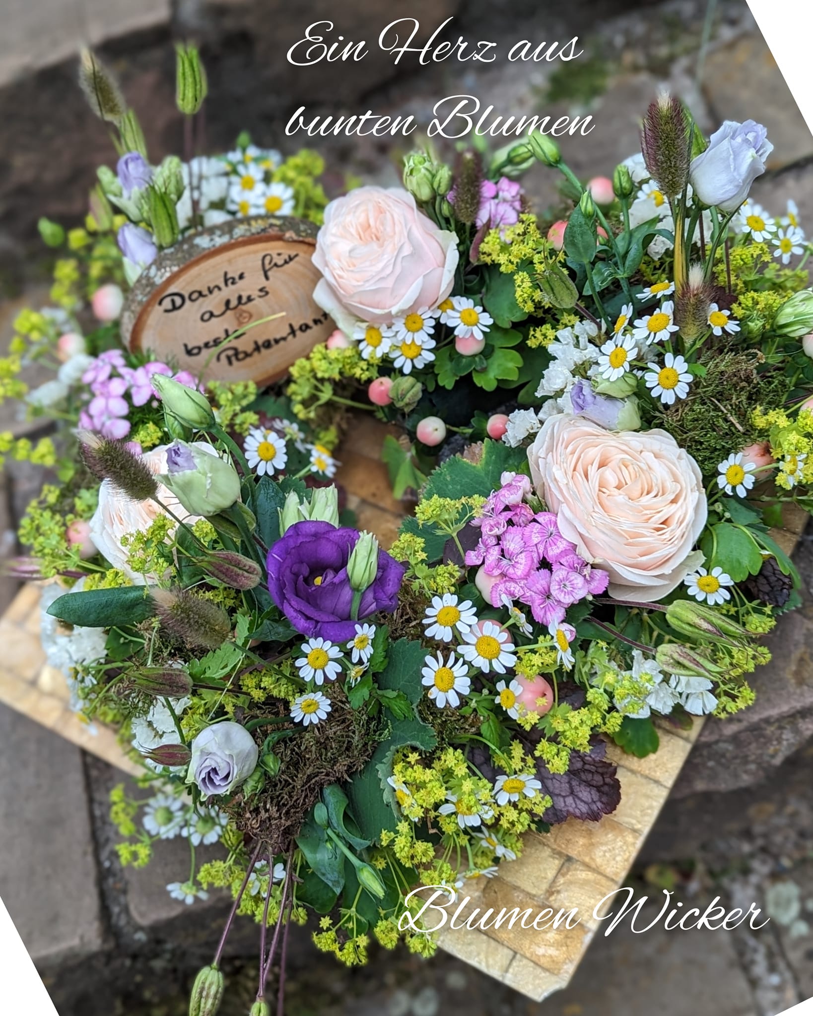 Blumen Wicker