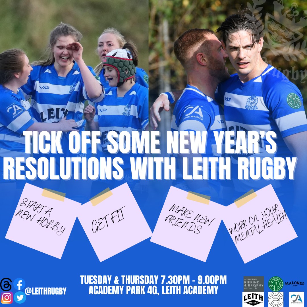Leith Rugby - WE BACK🥳🥳 So why not join us! If you have... | Facebook