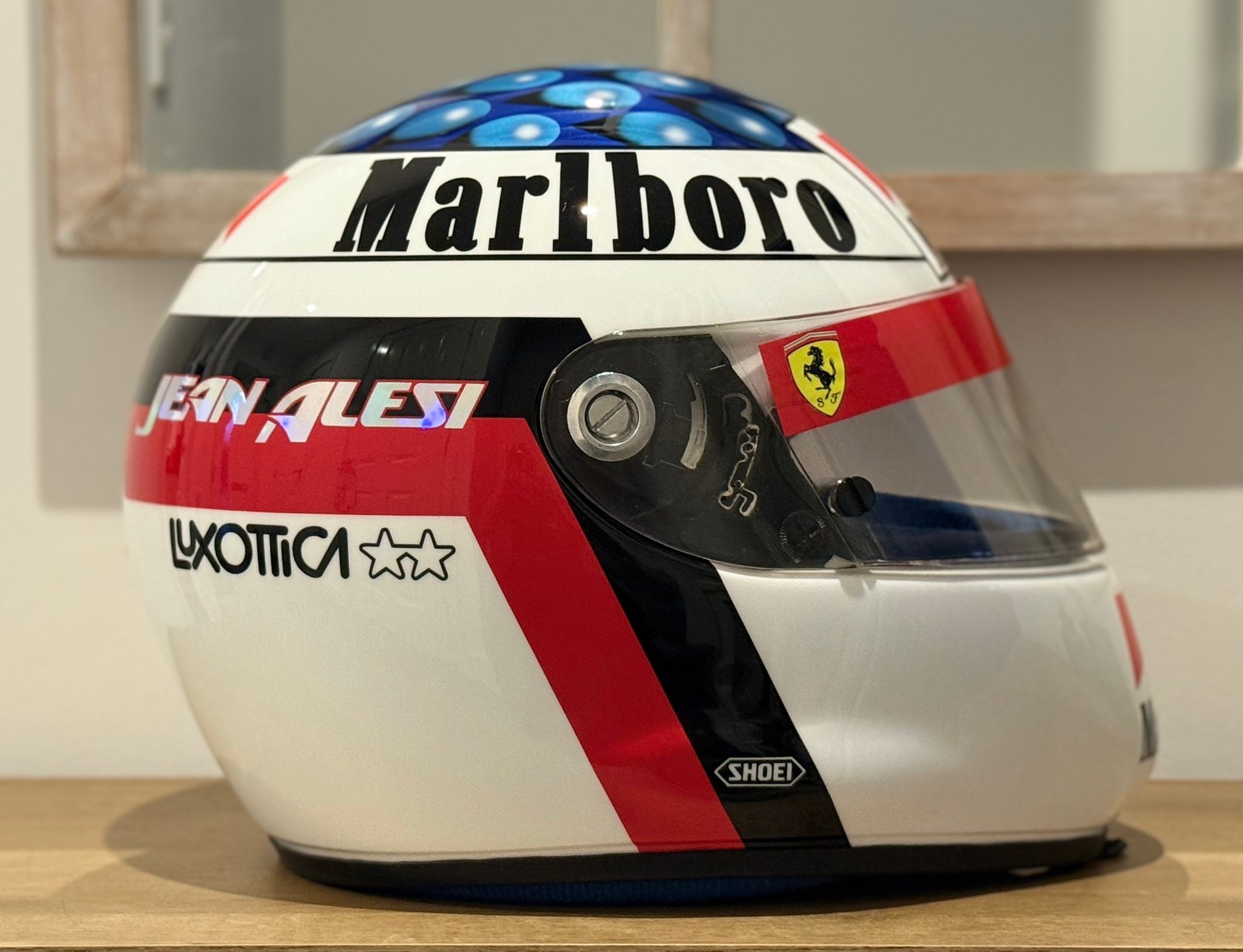 SPORTS MODELS Jean Alesi 98 ヘルメット　1/2サイズ SPORTS MODELS Jean Alesi 98 ヘルメット 1/2サイズ Jean Alesi 1998