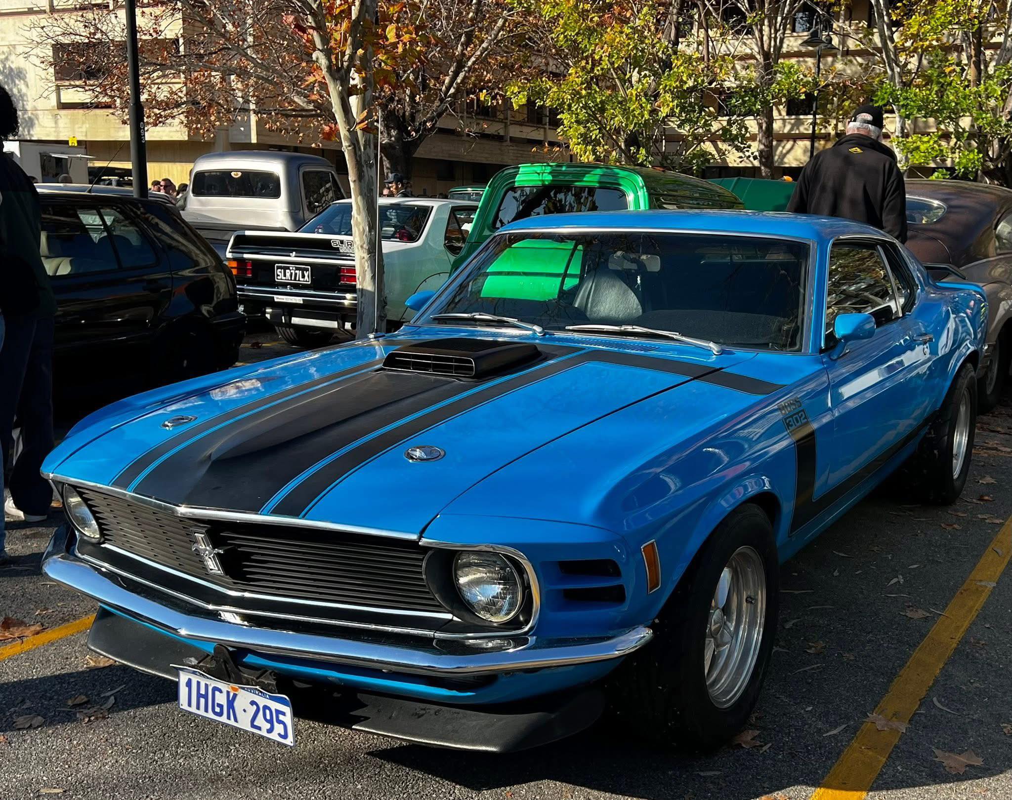 Saying hello from my 2013 Grabber Blue Boss 302