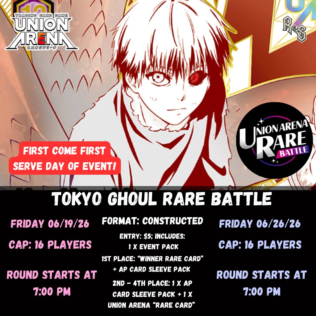 tokyo ghoul card sleeves Booster BOX [UA47BT] - UNION ARENA Trading Game | Authentic Japanese Tokyo Ghoul TCG Booster box Each pack includes 60 standard Rare and Sleeveless | San