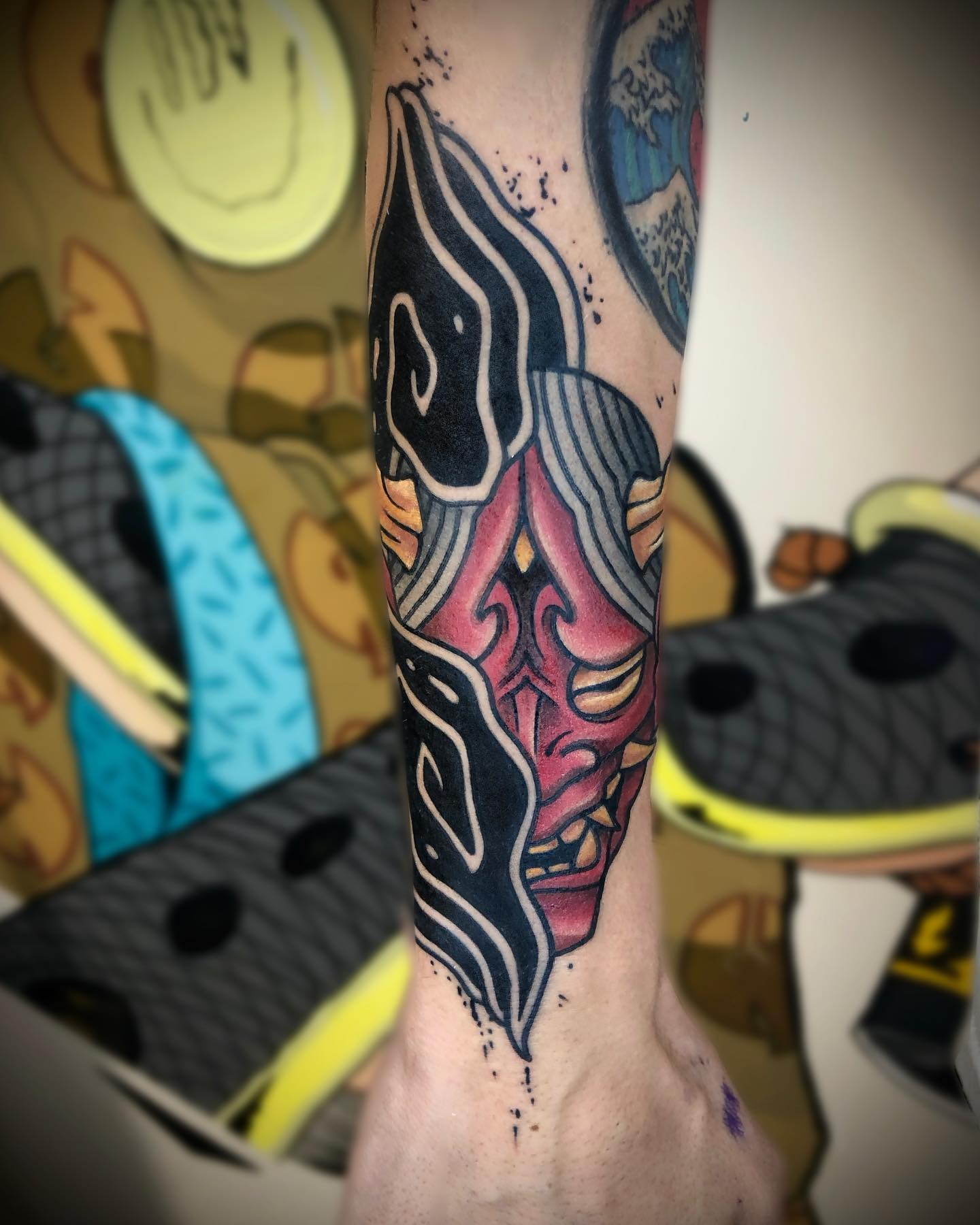 Matière NWAR - 👹réaliser chez @moon_nwar_tattoo #oni... | Facebook