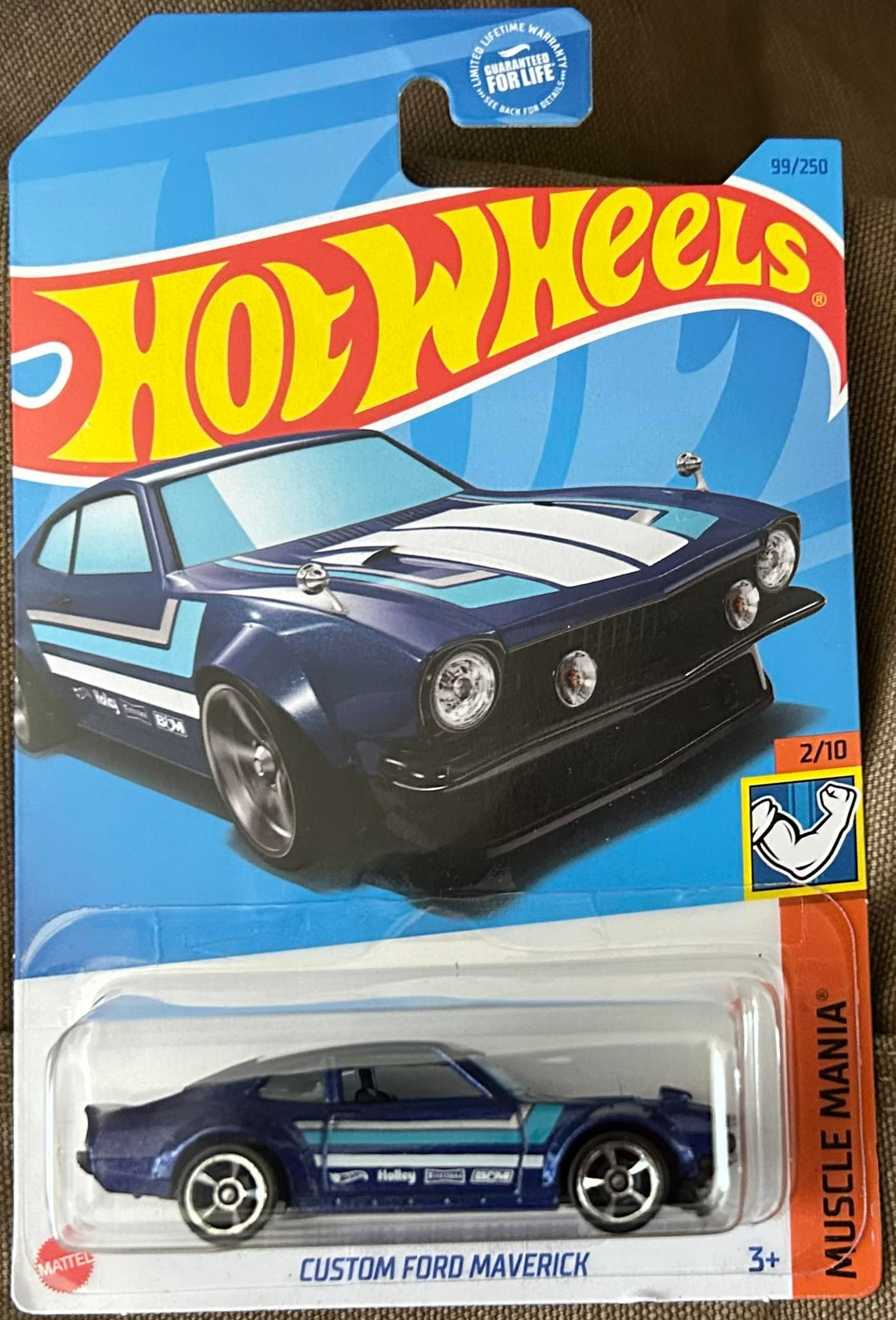 Hot Wheels 2019 HW Muscle Mania #1/10 Custom Ford Maverick Rossa – Modello In Scala 1:64 HTF