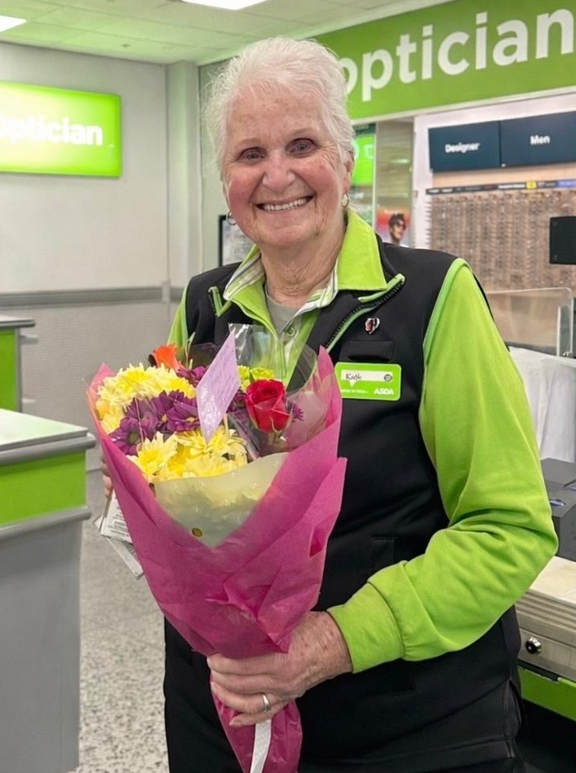A very happy 84th birthday to much-loved colleague Kath who's been