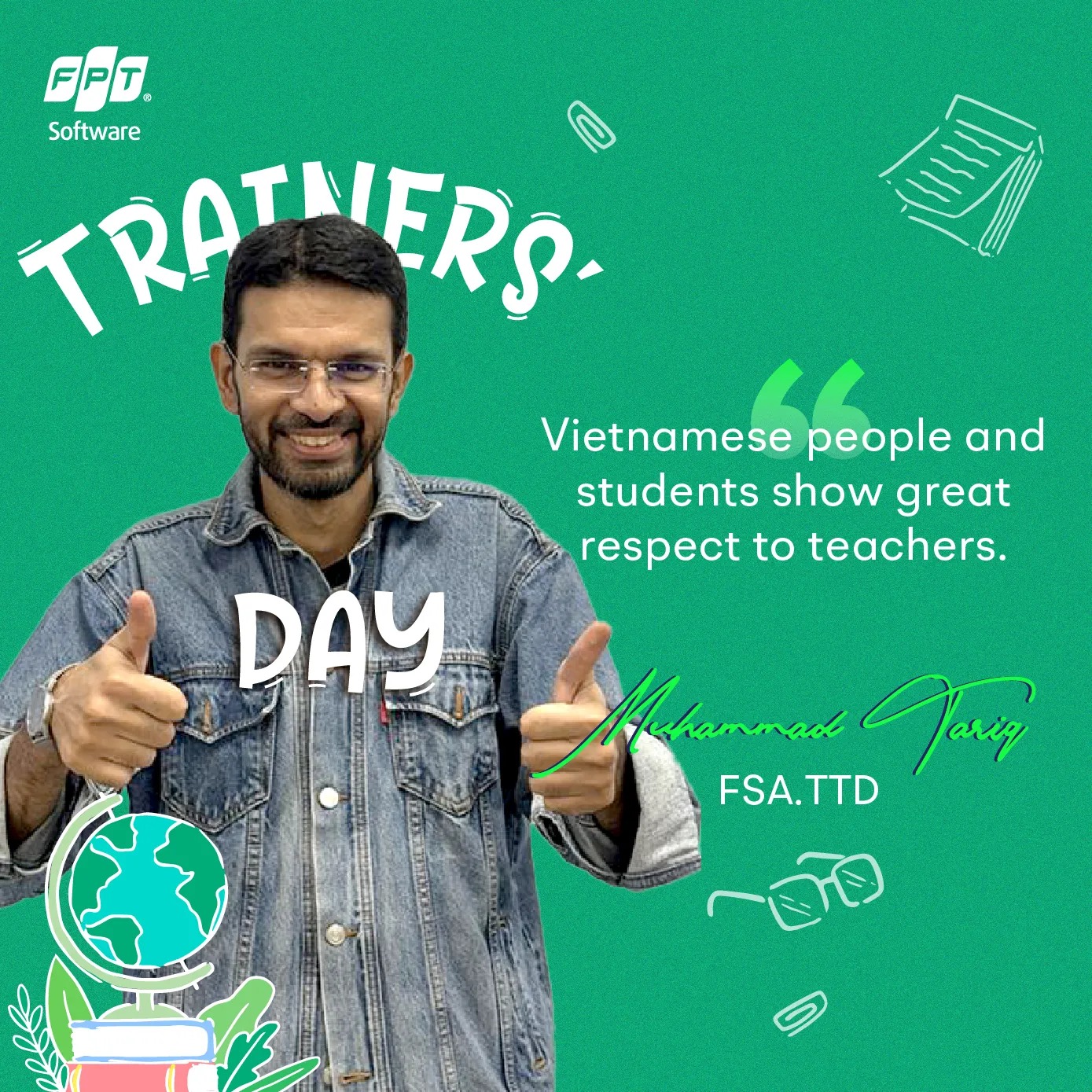 FPT - Muhammad Tariq (FSA.TTD), một mentor mới gia nhập FSOFT, đã chia ...