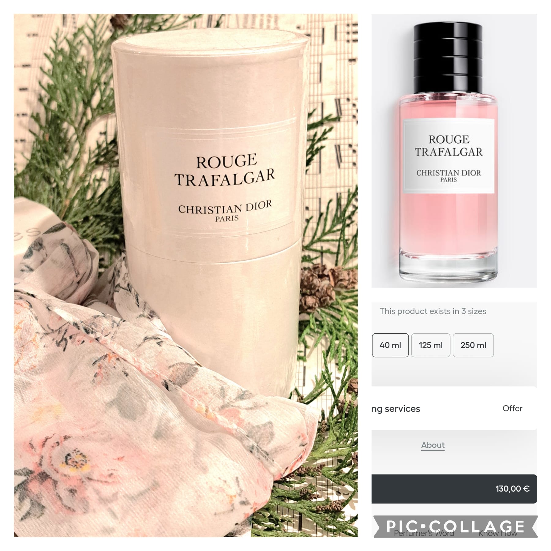 Voluntari - Eau de parfum Rouge Trafalgar - Christian Dior. 40 ml 