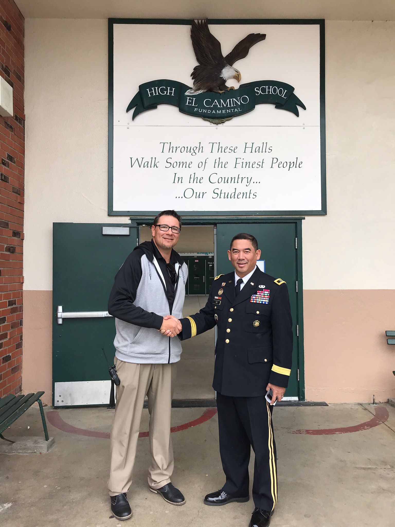 A great visit today by... - El Camino Fundamental High School | Facebook